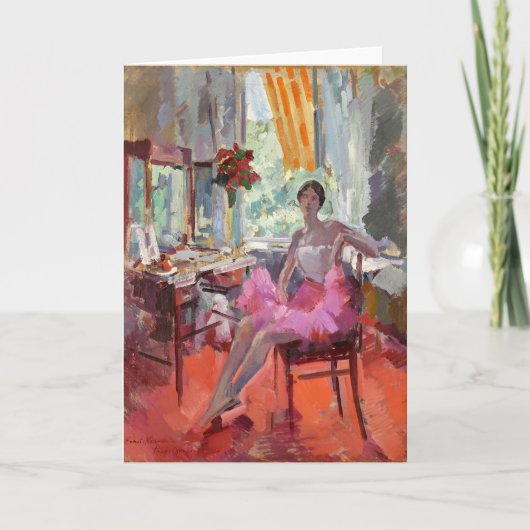 ポートレートオブバレリナヴェラトレフィロワ |コロビン カード (正面)