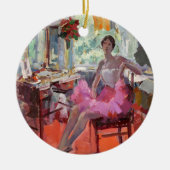 ポートレートオブバレリナヴェラトレフィロワ |コロビン セラミックオーナメント (正面)
