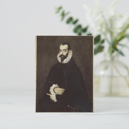 ポートレートオブファンピメンテルイエレラバイエルグレコ ポストカード (スタンド正面)