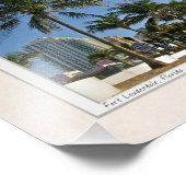 ポートレートオブフォートローダーデールビーチ フォトプリント            (角)