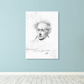 ポートレートオブフランソワレネビコンテ キャンバスプリント (インサイチュ (ウッドフロア))