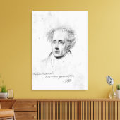 ポートレートオブフランソワレネビコンテ キャンバスプリント (インサイチュ (リビング))