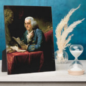 ポートレートオブベンジャミンフランクリン フォトプラーク (側面)