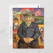 ポートレートオブペールタンギヴァンゴッホファインアート ポストカード (正面/裏面)