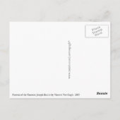 ポートレートオブポストマンジョセフローリンバイヴァンゴッホ ポストカード (裏面)