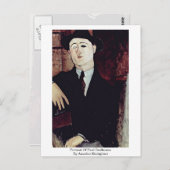 ポートレートオブポールギレウメバイアメデオモディリアーニ ポストカード (正面/裏面)