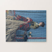 ポートレートオブマダムゴーディバートモネファインアート ジグソーパズル (横)