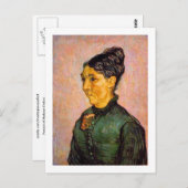 ポートレートオブマダムトラブクヴァンゴッホファインアート ポストカード (正面/裏面)