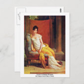 ポートレートオブマダムレカミエ ポストカード (正面/裏面)