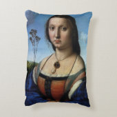 ポートレートオブマダレーナドニバイラファエルサンツィオ アクセントクッション (裏面(縦))