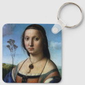 ポートレートオブマダレーナドニバイラファエルサンツィオ キーホルダー (裏面)