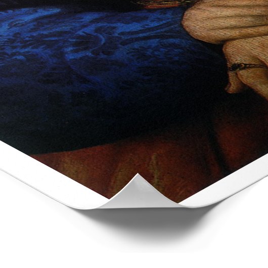 ポートレートオブマダレーナドニバイラファエルサンツィオ ポスター (角)