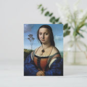 ポートレートオブマダレーナドニバイラファエルサンツィオ ポストカード (スタンド正面)