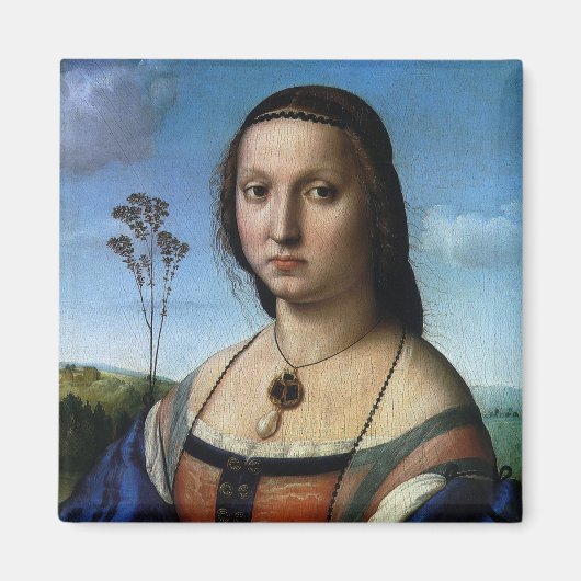 ポートレートオブマダレーナドニバイラファエルサンツィオ マグネット (正面)