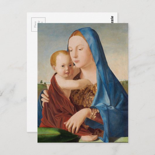 ポートレートオブメリーホールディングベビーイエス ポストカード (正面/裏面)