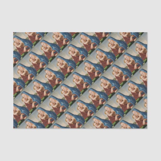 ポートレートオブメリーホールディングベビーイエス 薄葉紙 (正面)