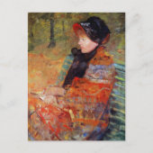 ポートレートオブメールC.リディアカサットバイメアリーカサット ポストカード (正面)