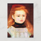 ポートレートオブリュシーベラードバイピエールルノアール ポストカード (正面)