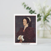 ポートレートオブレディマーガレットワイアットリー ポストカード (スタンド正面)