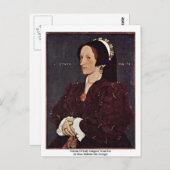 ポートレートオブレディマーガレットワイアットリー ポストカード (正面/裏面)