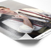 ポートレートカスタムキャプション1写真の拡大 フォトプリント            (角)