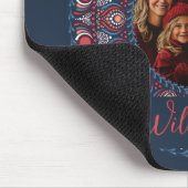 ポートレートカスタムラッシェットクリスマスマンダラ マウスパッド (コーナー)