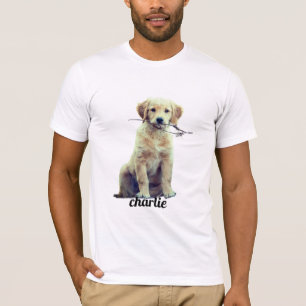 ポートレートカスタム猫マママドッグパパペットラバーギフト Tシャツ