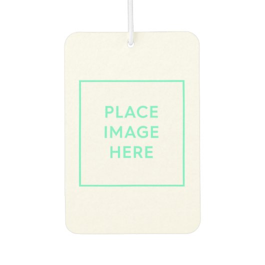 ポートレートカスタム長方形エアーフレッシュナー、ニューカー カーエアーフレッシュナー (正面)