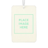 ポートレートカスタム長方形エアーフレッシュナー、ニューカー カーエアーフレッシュナー (裏面)