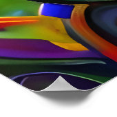 ポートレートカラフルエイリアン | AI Art ポスター (角)