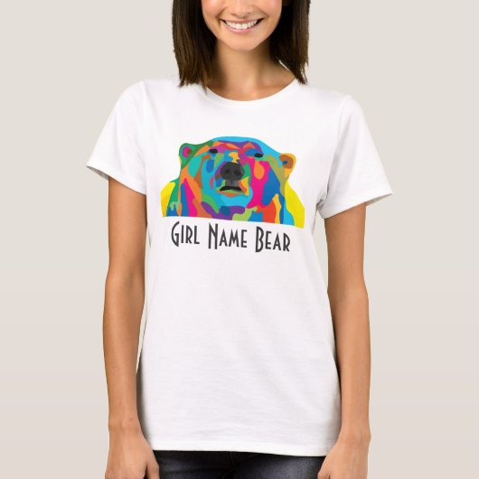 ポートレートカラーBEAR Tシャツ (正面)
