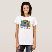 ポートレートカラーBEAR Tシャツ (正面フル)