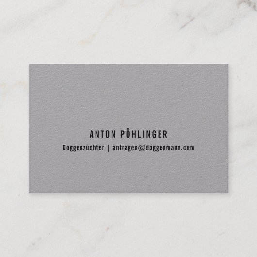 ポートレートカード 名刺 (正面)