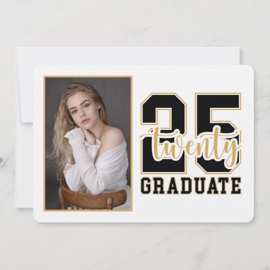 ポートレートクラス2025卒業招待状 招待状 (正面)