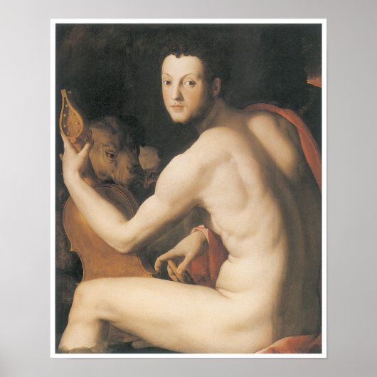 ポートレートコシモI de"メディチas Orpheus ポスター (正面)