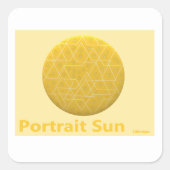 ポートレートサンbyLBDesigns スクエアシール (正面)