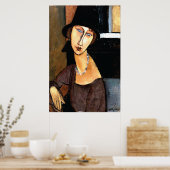 ポートレートジャンヌヘブテルヌオシャポー ポスター (キッチン)