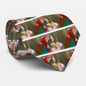 ポートレートスカーレット食べマカオ果実 ネクタイ (ロール)