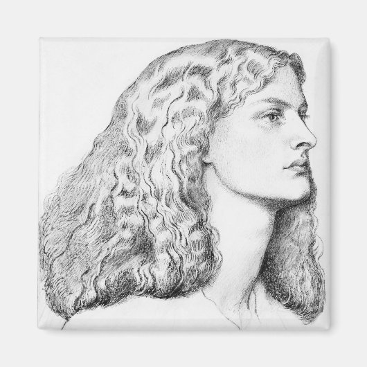 ポートレートスケッチ マグネット (正面)