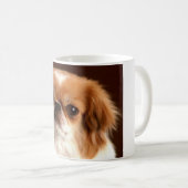 ポートレートスパニエル犬 コーヒーマグカップ (正面右)