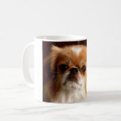 ポートレートスパニエル犬 コーヒーマグカップ (正面左)