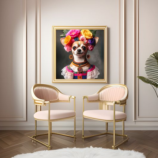 ポートレートチワフアフリダカロミュージアム最高傑作 ポスター