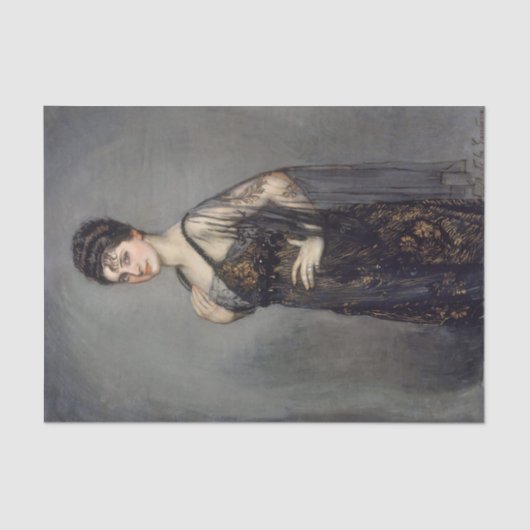 ポートレートデマダムルイスローソナウバイガンダラ 薄葉紙 (正面)