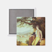 ポートレートデヴィッド・ラ・トゥーシュ・オブ・マルシー マグネット (正面/裏面)