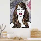 ポートレートドゥーヌフィルオーロンズチュヴブルンズ ポスター (キッチン)