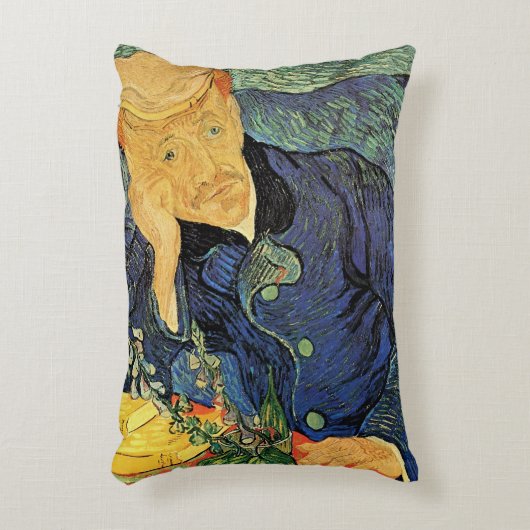 ポートレートドクターガチェヴィンセント・ヴァン・ゴッホ アクセントクッション (正面(垂直))