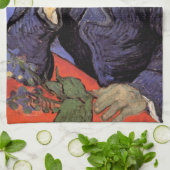 ポートレートドクターガチェヴィンセント・ヴァン・ゴッホ キッチンタオル (折り畳み)