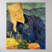 ポートレートドクターガチェヴィンセント・ヴァン・ゴッホ ポスター (正面)