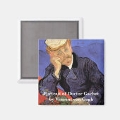 ポートレートドクターガチェヴィンセント・ヴァン・ゴッホ マグネット (正面/裏面)