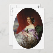 ポートレートバイフランツザバーウィンターハルター ポストカード (正面/裏面)